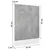 Produktbild 6 för Front för diskmaskin betonggrå 45x3x67 cm konstruerat trä