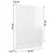 Produktbild 6 för Front för diskmaskin vit högglans 45x3x67 cm konstruerat trä