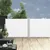 Produktbild 2 för Infällbar sidomarkis 140x1200 cm gräddvit
