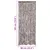 Produktbild 6 för Insektsdraperi brun och vit 56x185 cm chenille