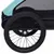 Produktbild 8 för Cykelvagn för djur blå och svart