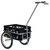 Produktbild 4 för Cykelvagn med 50 L hopfällbar transportlåda svart 60 kg