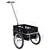 Produktbild 10 för Cykelvagn med 50 L hopfällbar transportlåda svart 60 kg