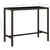 Produktbild 6 för Barbord för trädgård brun 130x60x110 cm konstrotting och glas