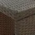 Produktbild 6 för Barbord med förvaringshyllor brun 120x60x110 cm konstrotting