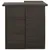 Produktbild 2 för Hörnbar brun 100x50x105 cm konstrotting