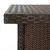 Produktbild 6 för Hörnbar brun 100x50x105 cm konstrotting