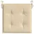 Produktbild 6 för Stolsdynor 6 st beige 40x40x3 cm oxfordtyg