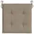 Produktbild 6 för Stolsdynor 6 st taupe 40x40x3 cm oxfordtyg