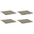 Produktbild 3 för Stolsdynor 4 st taupe 50x50x3 cm oxfordtyg