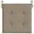 Produktbild 6 för Stolsdynor 4 st taupe 50x50x3 cm oxfordtyg