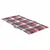 Produktbild 6 för Stolsdynor 2 st rödrutig 100x50x3 cm oxfordtyg