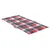 Produktbild 6 för Stolsdynor 6 st rödrutig 100x50x3 cm oxfordtyg
