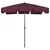 Produktbild 2 för Strandparasoll vinröd 200x125 cm