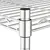 Produktbild 5 för Förvaringshylla med 5 hyllplan 90x35x180 cm krom 250 kg