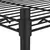 Produktbild 5 för Förvaringshylla med hjul 5 hyllplan 75x35x155 cm svart 250 kg