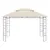 Produktbild 2 för Paviljong 4x3x2,7 m gräddvit 160 g/m²