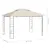 Produktbild 6 för Paviljong 4x3x2,7 m gräddvit 160 g/m²