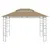 Produktbild 2 för Paviljong 4x3x2,7 m taupe 160 g/m²