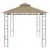 Produktbild 3 för Paviljong 4x3x2,7 m taupe 160 g/m²