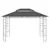 Produktbild 2 för Paviljong 4x3x2,7 m antracit 160 g/m²