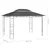 Produktbild 6 för Paviljong 4x3x2,7 m antracit 160 g/m²