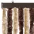 Produktbild 4 för Insektsdraperi beige och ljusbrun 56x200 cm chenille