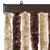 Produktbild 4 för Insektsdraperi beige och ljusbrun 120x220 cm chenille