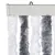 Produktbild 4 för Insektsdraperi grå och vit 120x220 cm chenille