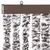 Produktbild 4 för Insektsdraperi brun och beige 90x200 cm chenille