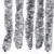 Produktbild 5 för Insektsdraperi silver 56x200 cm chenille