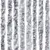 Produktbild 6 för Insektsdraperi silver 56x200 cm chenille