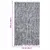 Produktbild 7 för Insektsdraperi silver 120x220 cm chenille
