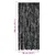 Produktbild 7 för Insektsdraperi antracit 90x200 cm chenille
