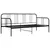 Produktbild 2 för Sängram bäddsoffa svart metall 90x200 cm