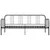 Produktbild 3 för Sängram bäddsoffa svart metall 90x200 cm