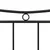 Produktbild 5 för Sängram svart metall 120x200 cm