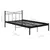 Produktbild 6 för Sängram svart metall 120x200 cm