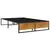 Produktbild 2 för Sängram svart metall 120x200 cm