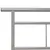 Produktbild 5 för Sängram grå metall 90x200 cm