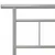 Produktbild 5 för Sängram grå metall 100x200 cm