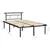 Produktbild 6 för Sängram svart metall 120x200 cm