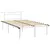 Produktbild 2 för Sängram vit metall 120x200 cm