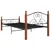 Produktbild 5 för Sängram svart metall 100x200 cm