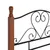 Produktbild 6 för Sängram svart metall 100x200 cm