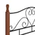 Produktbild 6 för Sängram svart metall 120x200 cm