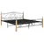Produktbild 2 för Sängram svart metall 200x200 cm