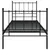 Produktbild 4 för Sängram svart metall 100x200 cm