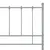 Produktbild 5 för Sängram grå metall 100x200 cm