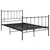 Produktbild 2 för Sängram svart metall 120x200 cm